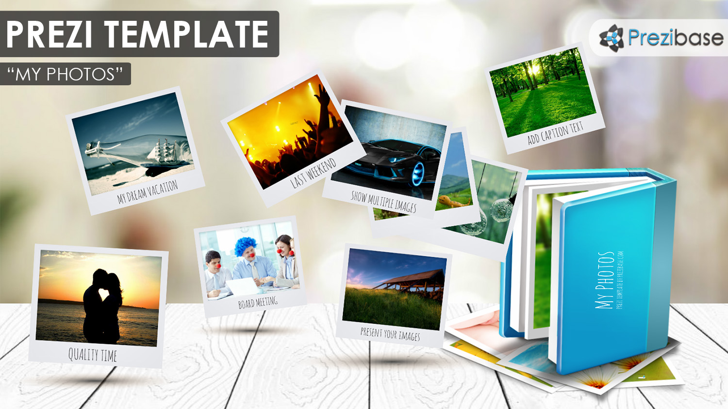 photo image gallery slideshow prezi template