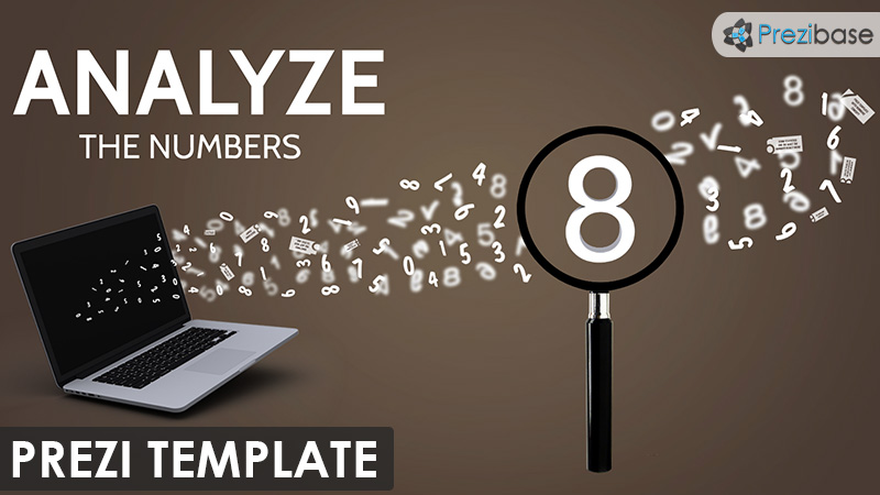 analyze the numbers statistics prezi template accounting