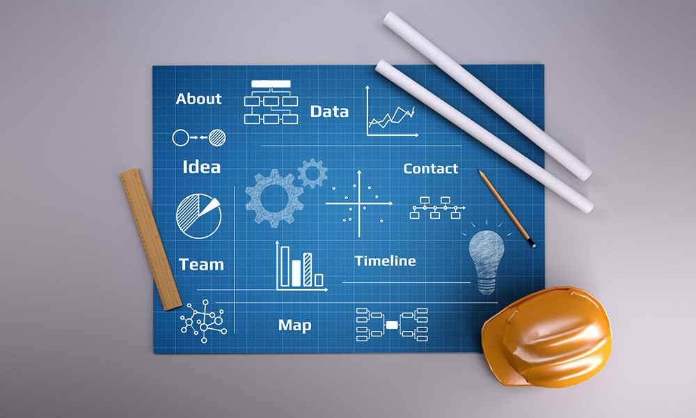 Blueprint Creative Engineering Best Presentation Template