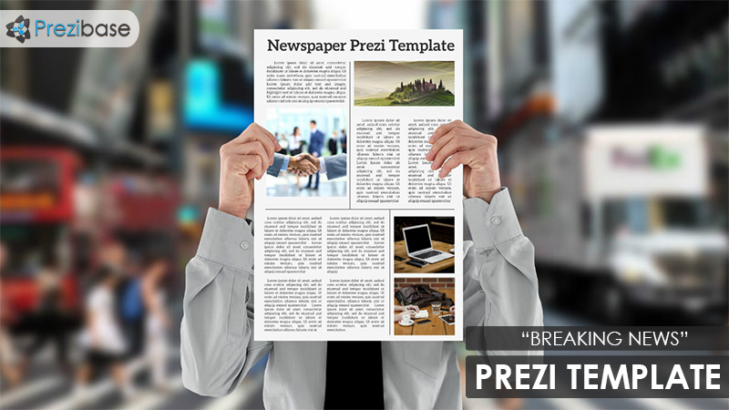 breaking news newspaper prezi template
