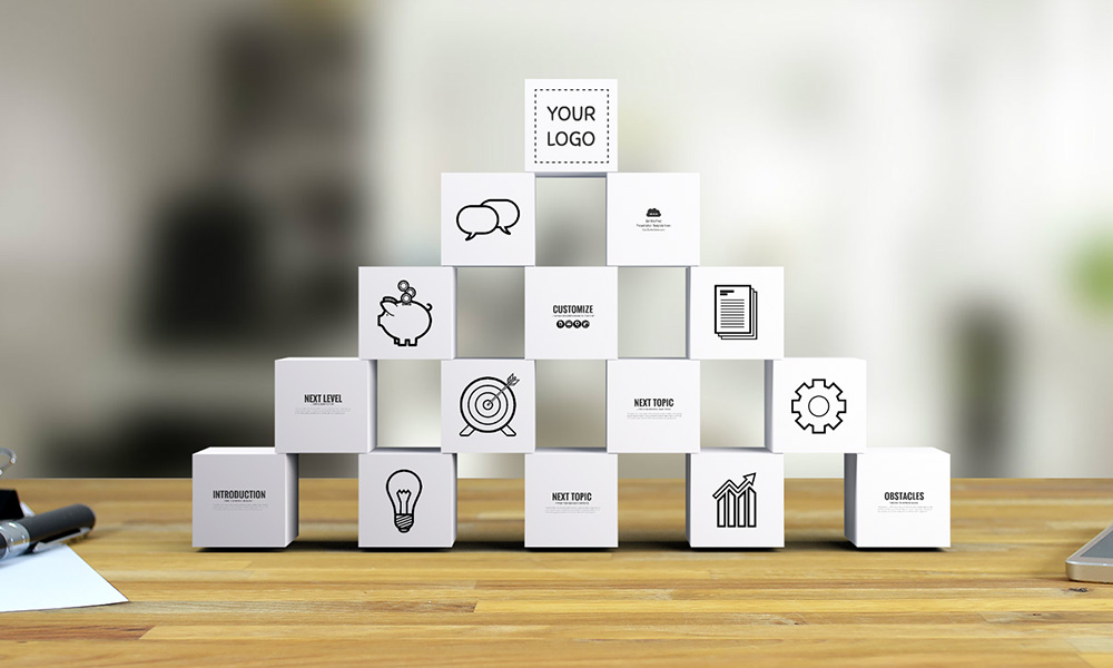 Build a business from blocks prezi presentation template