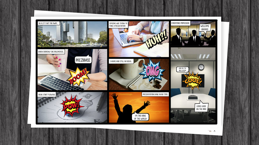 Comic Book Prezi presentation template