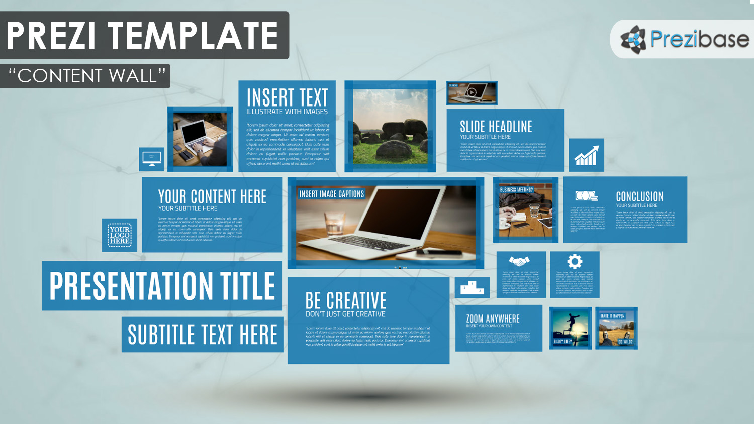 Content Wall Prezi Template