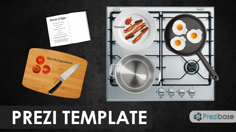 cooking chef kitchen prezi template