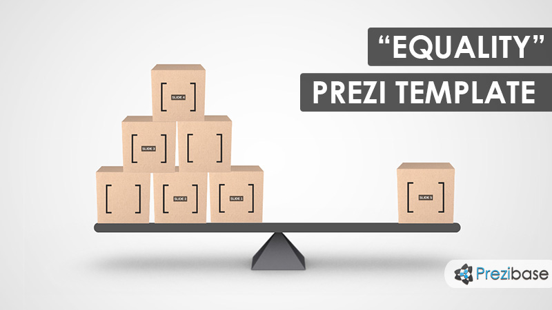 balance equality justice prezi template swing boxes