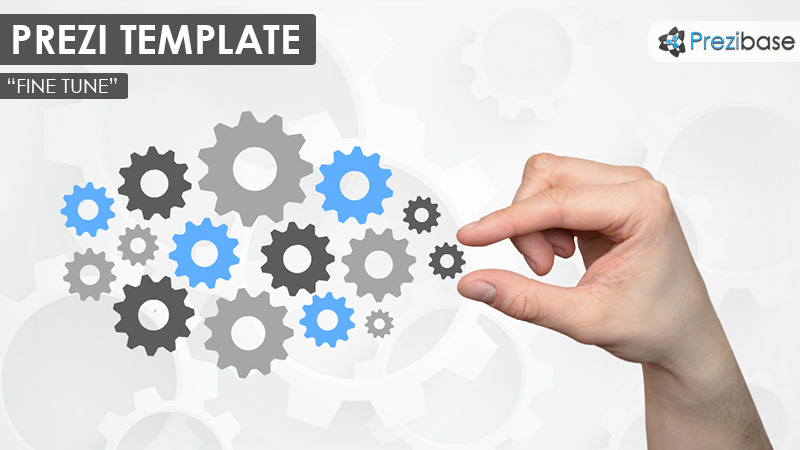 fine tune gears cogs prezi template changes