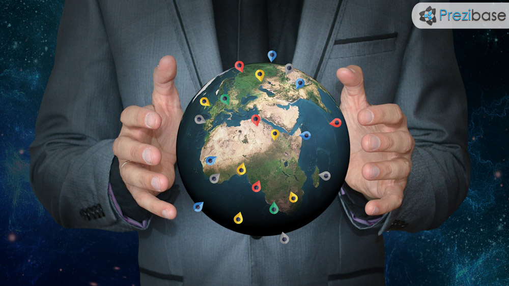 control the world globe politics prezi template