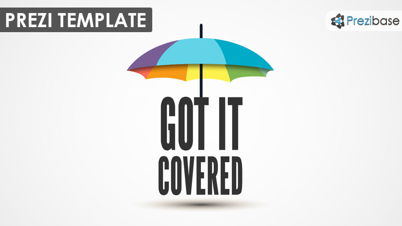 business got it covered umbrella service prezi template