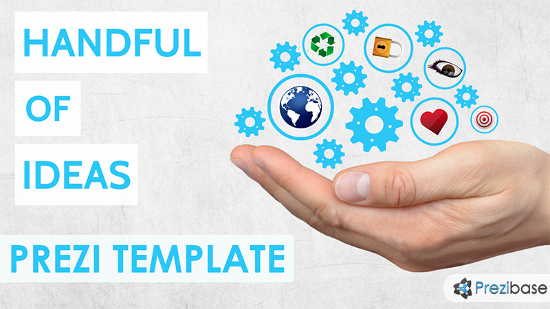 handful of ideas prezi template