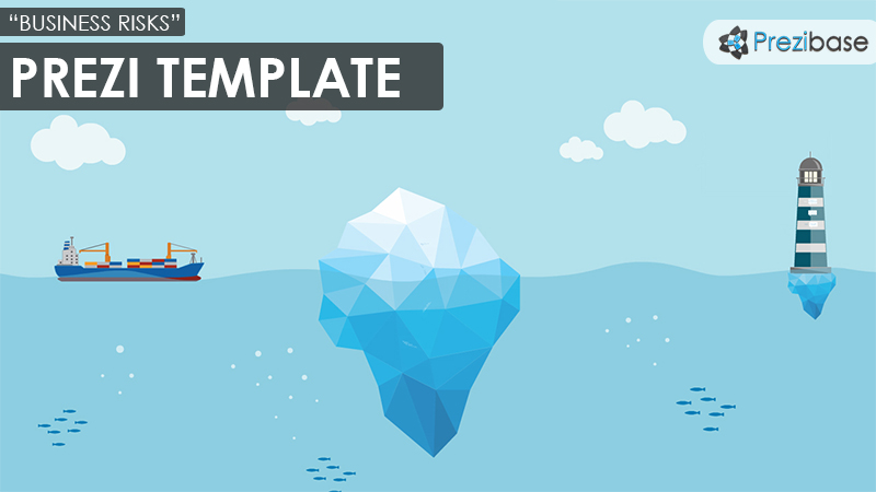 business risks iceberg prezi template