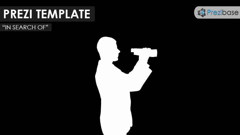 binoculars businessman looking searching prezi template