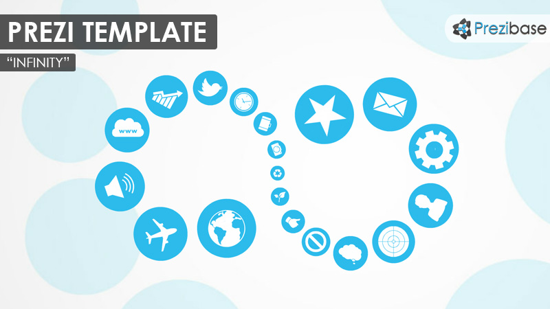 prezi template infinity loop cycle circle process