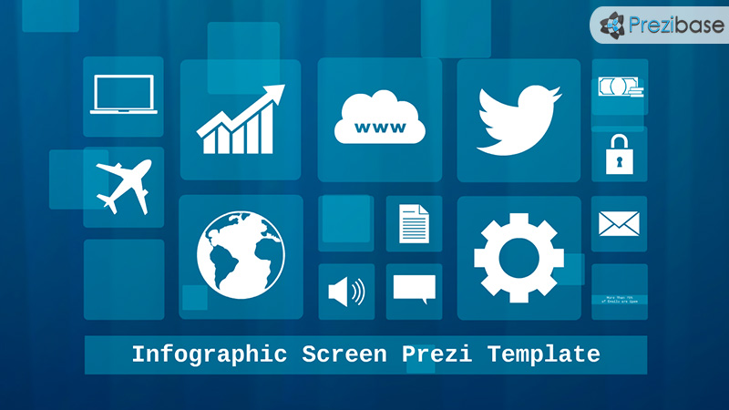 infographic layout template presentation prezi Infographic screen dashboard layout Prezi Template for presentations