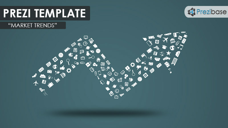 business arrow prezi template