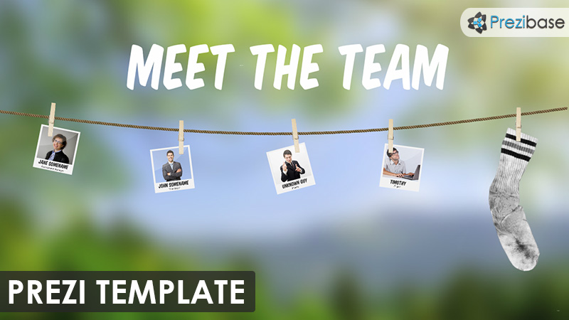 meet the company promotion human resources prezi template