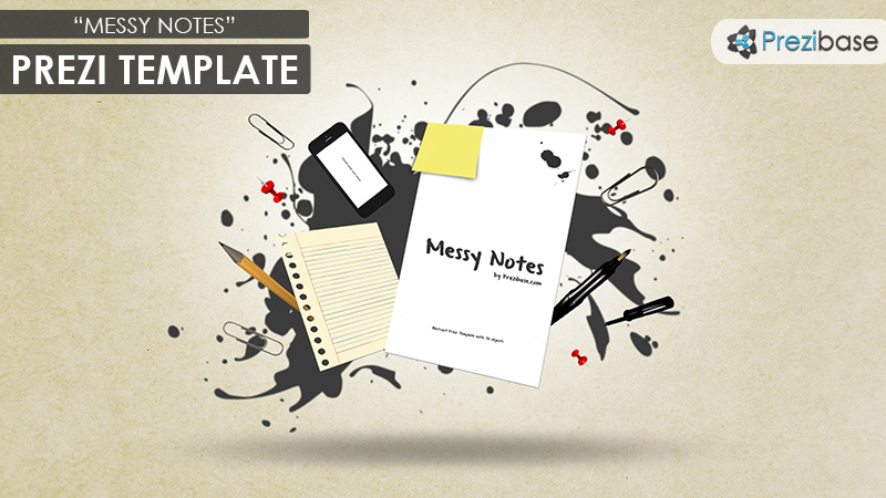 3D education prezi template papers learning