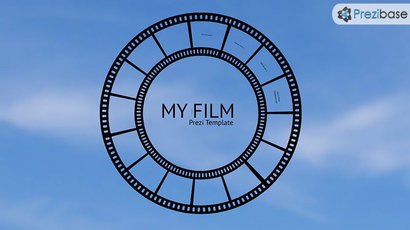 my film movie roll prezi template