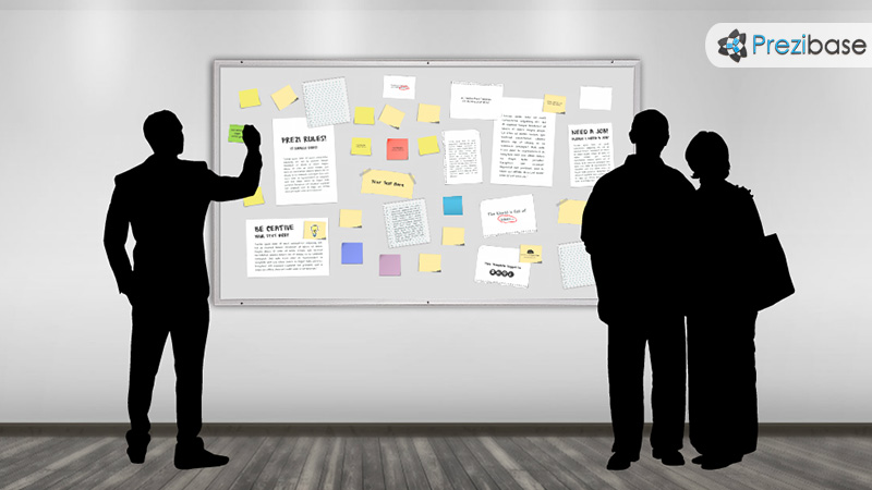 public notice message board ads listings advertising prezi template marketing