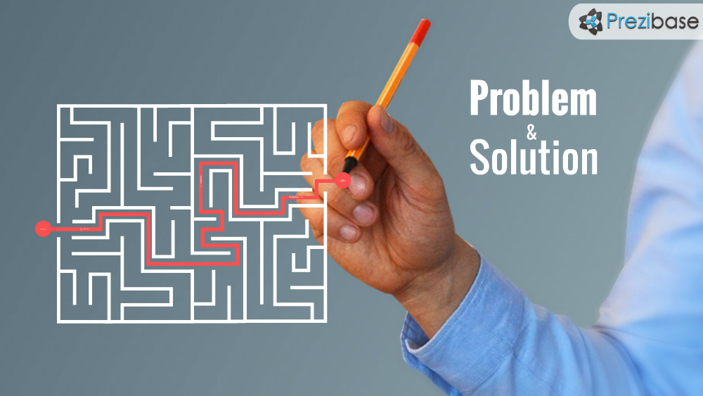 Business writing strategy plan problem and solution prezi presentation template