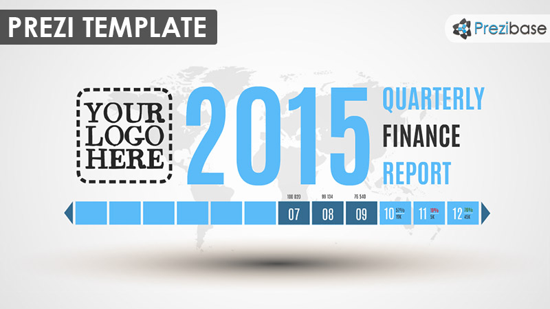 Animated radar 3D creative prezi template for ppt