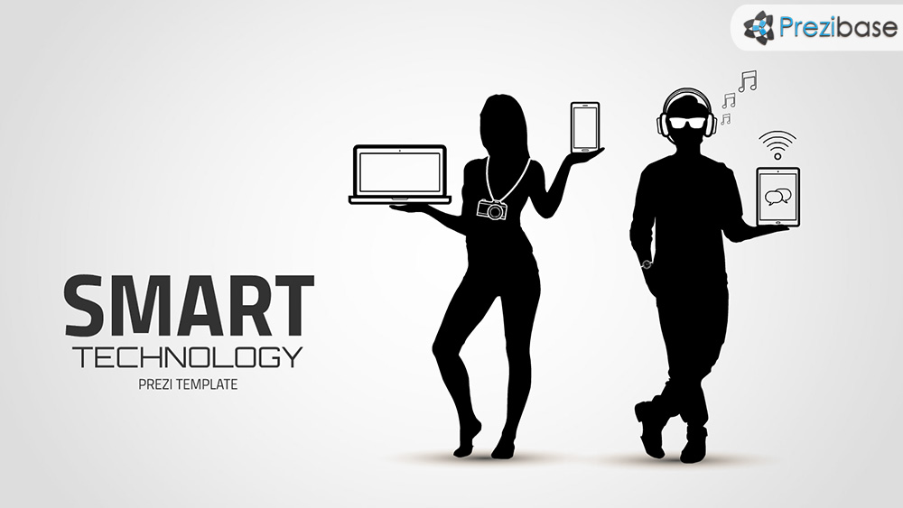 Smart wearable technology prezi template