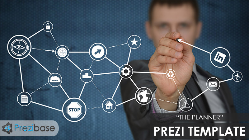 the planner leader businessman professional prezi template boss