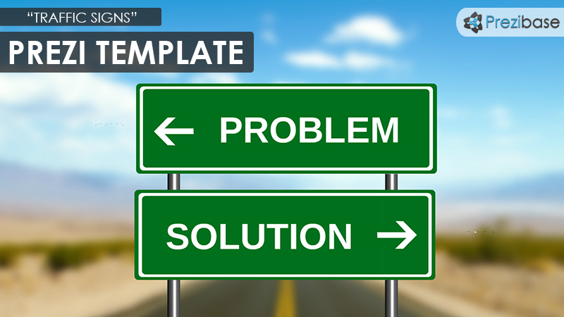 traffic road signs prezi template