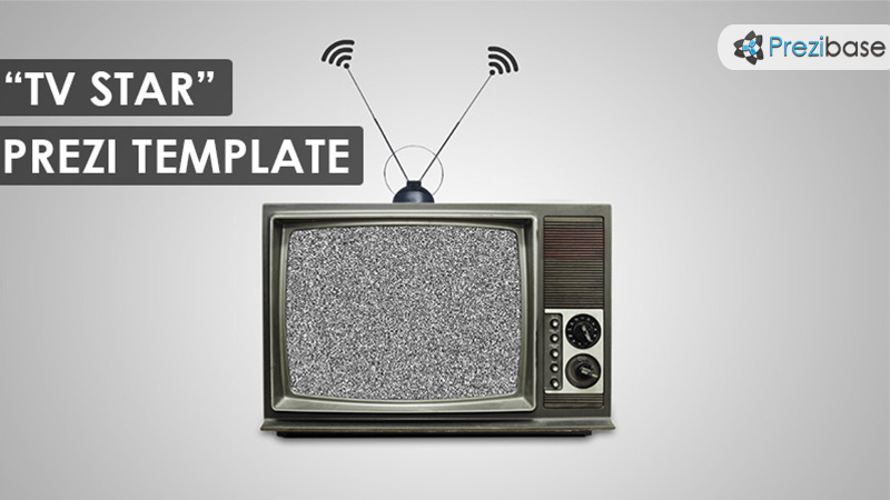 tv star television prezi template