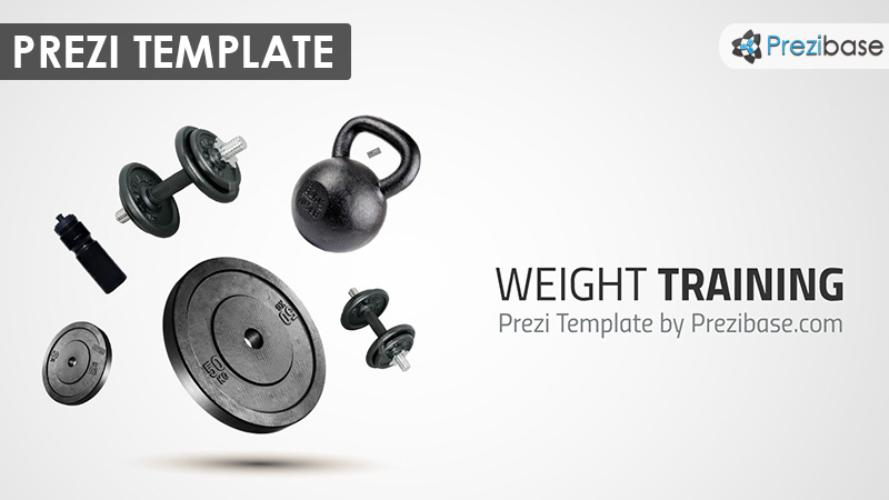 gym weight lifting training prezi template