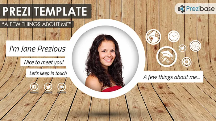 Free personal resume self promo prezi template