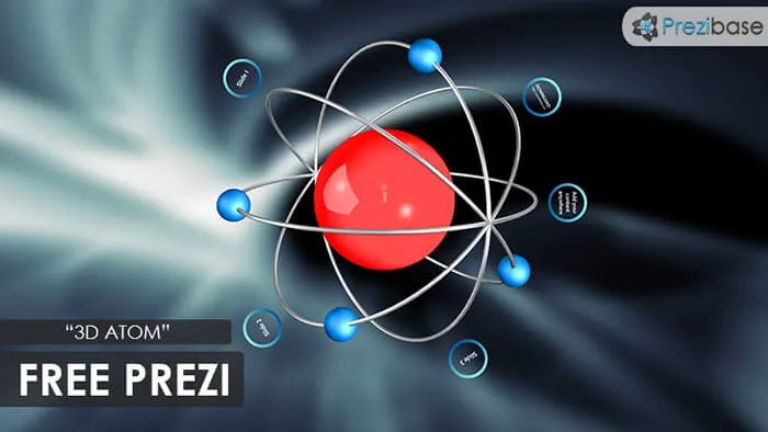 Free 3D Atom Prezi Template
