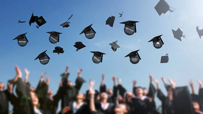 graduation school end party free prezi presentation template