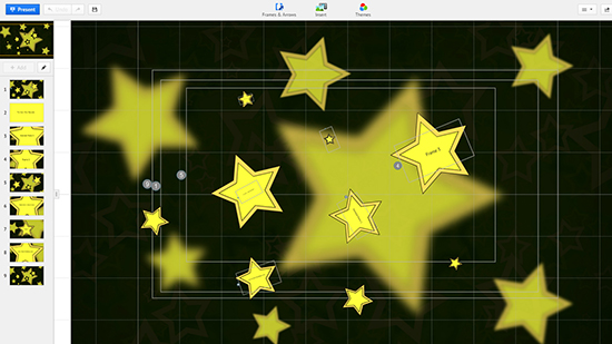 stars prezi template download