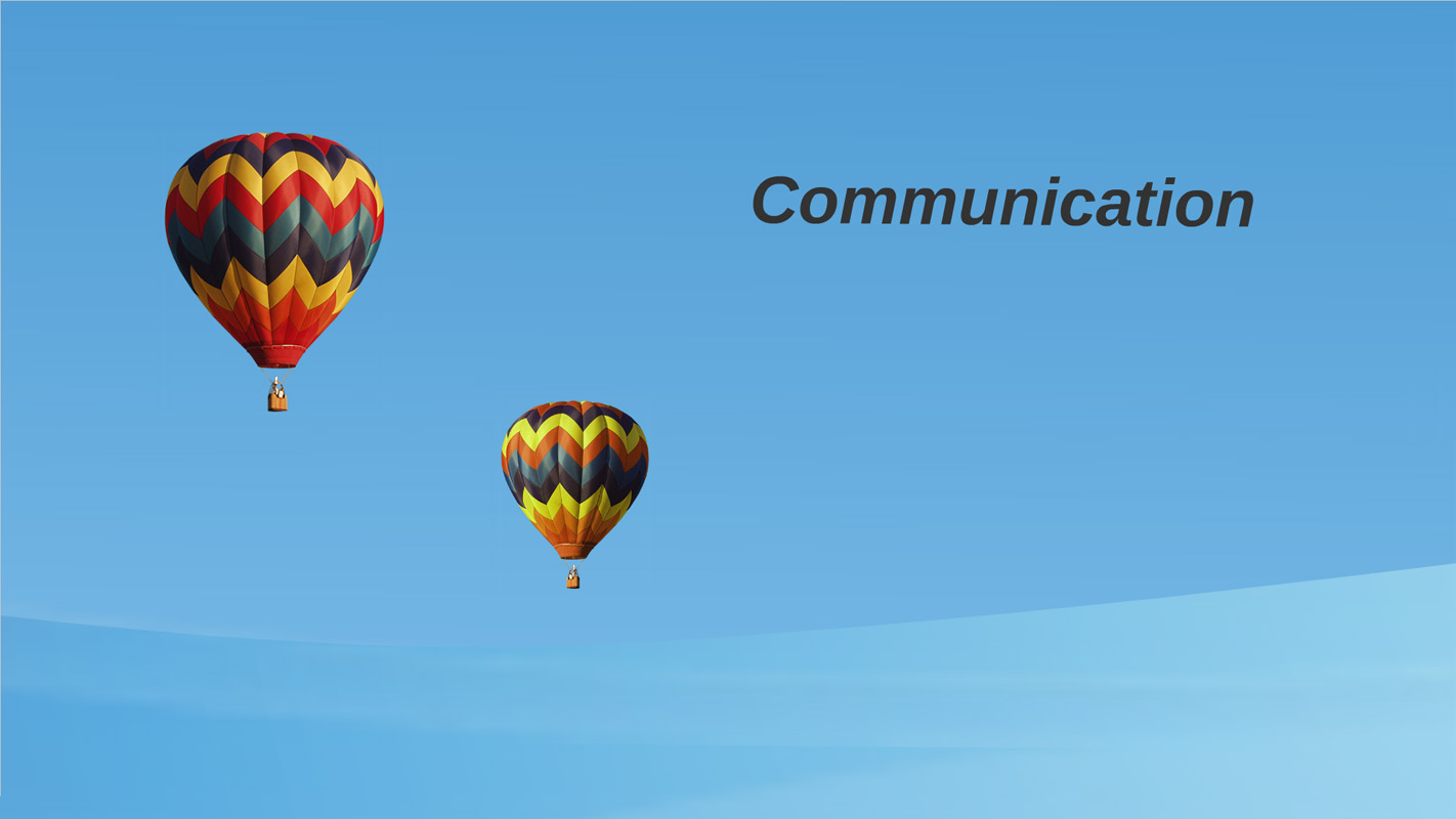 Prezi Template about communication