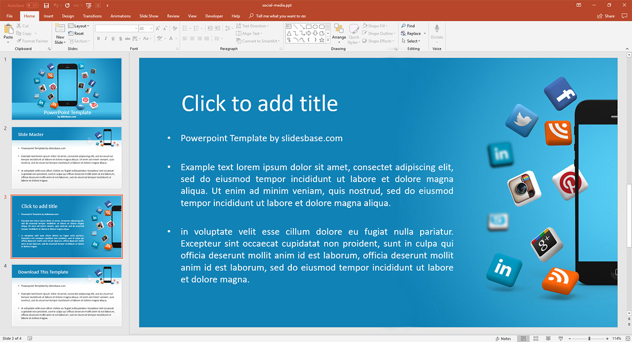 3d-social-media-marketing-social-instagram-influencer-presentation-powerpoint-ppt-template