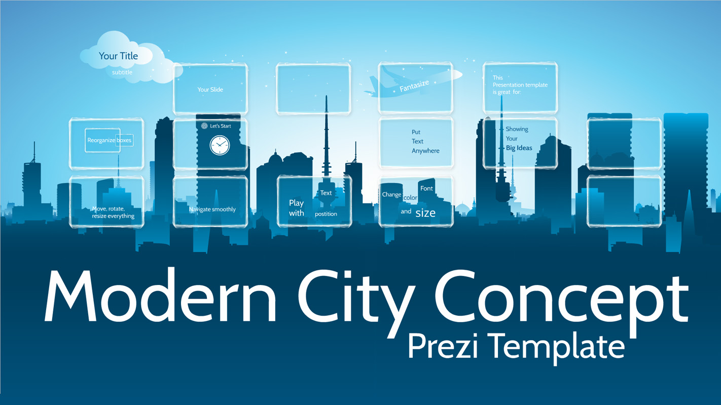 Modern City Concept Prezi Template