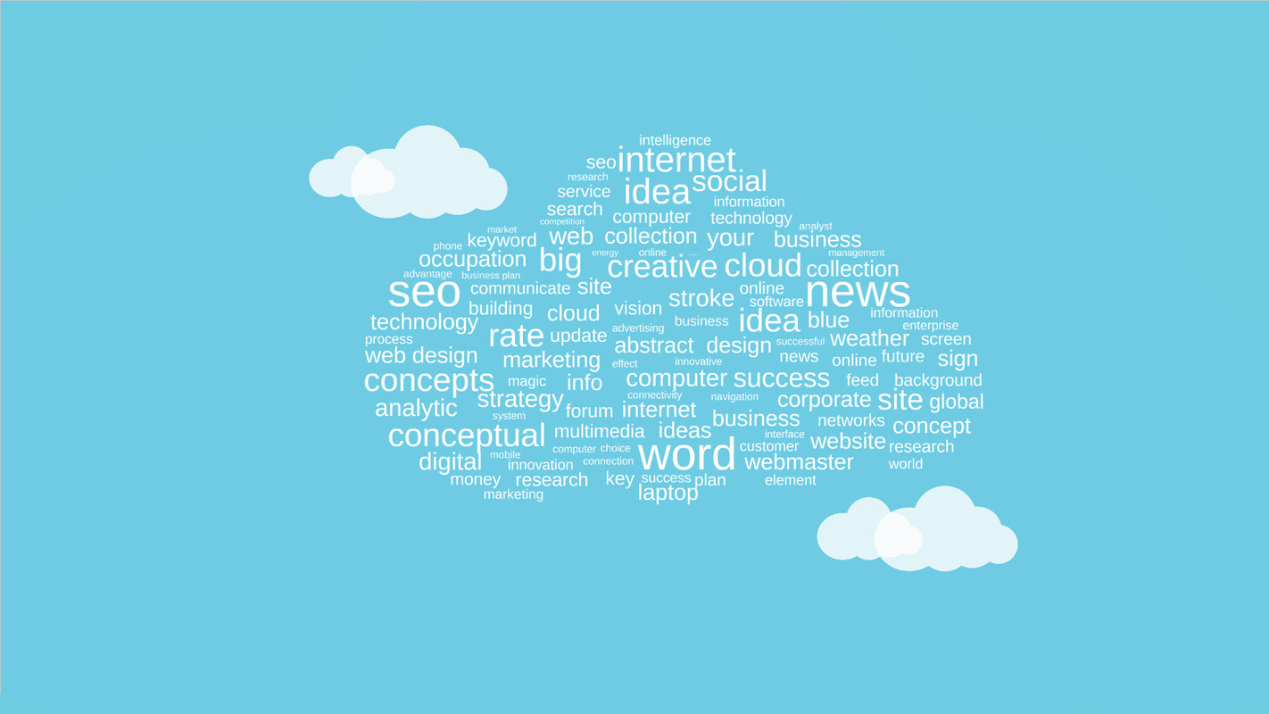 Tag cloud Prezi template