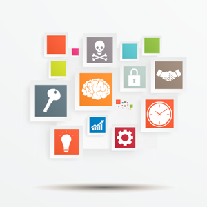 Colorful Squares Prezi Template