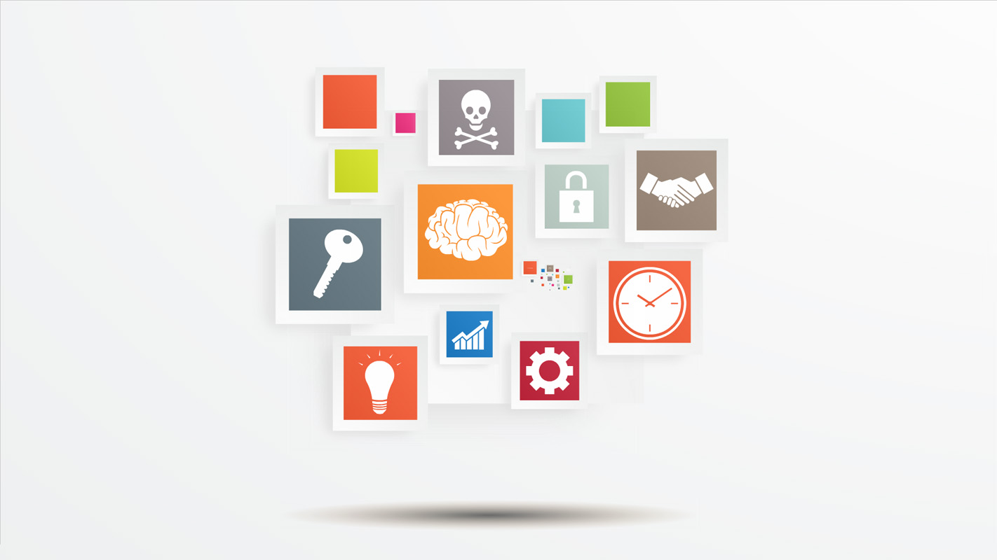 Colorful Squares Prezi Template