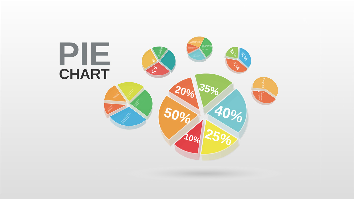 3D Pie Chart Prezi Template