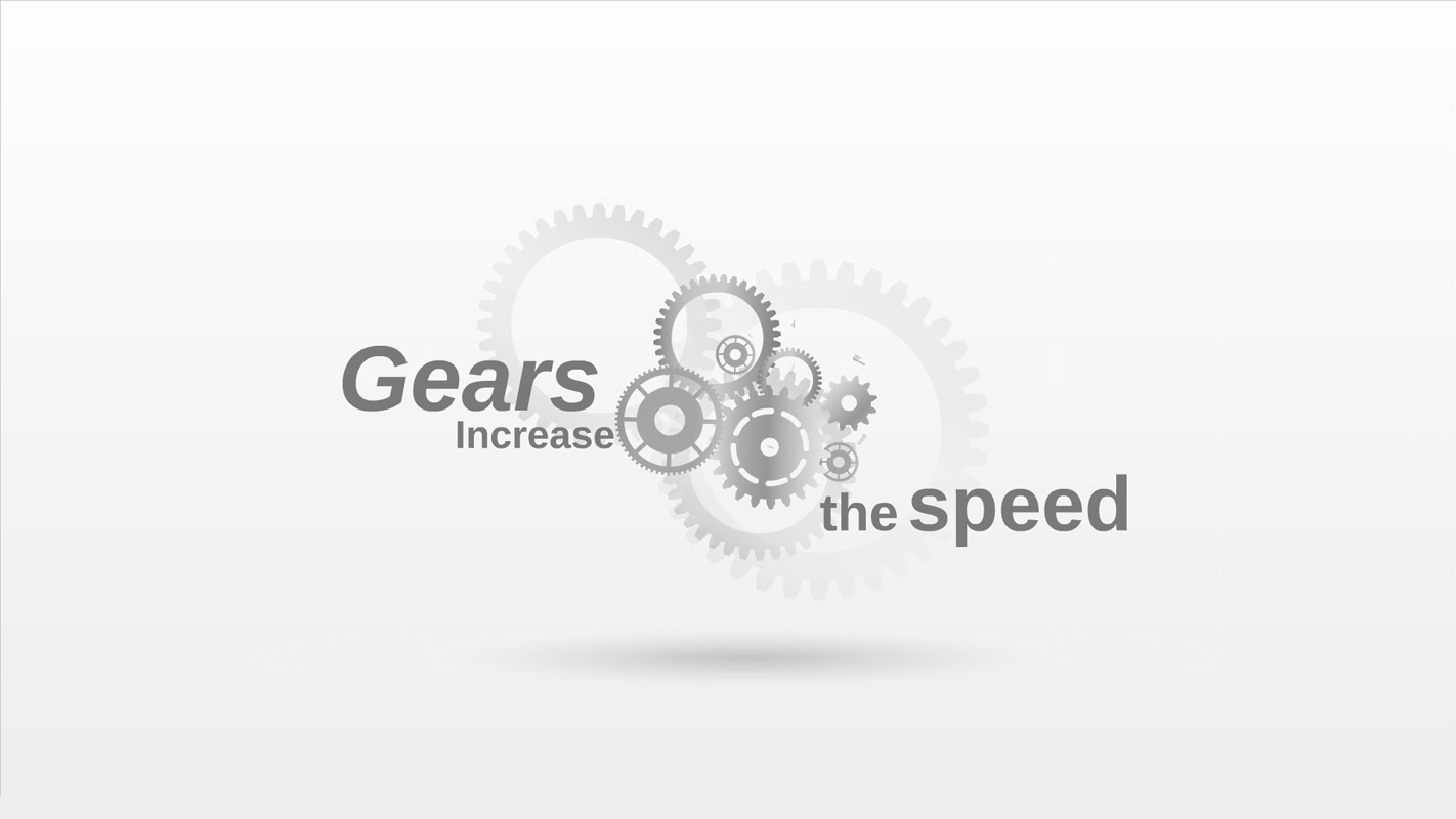 Gears Increase the Speed Prezi Template