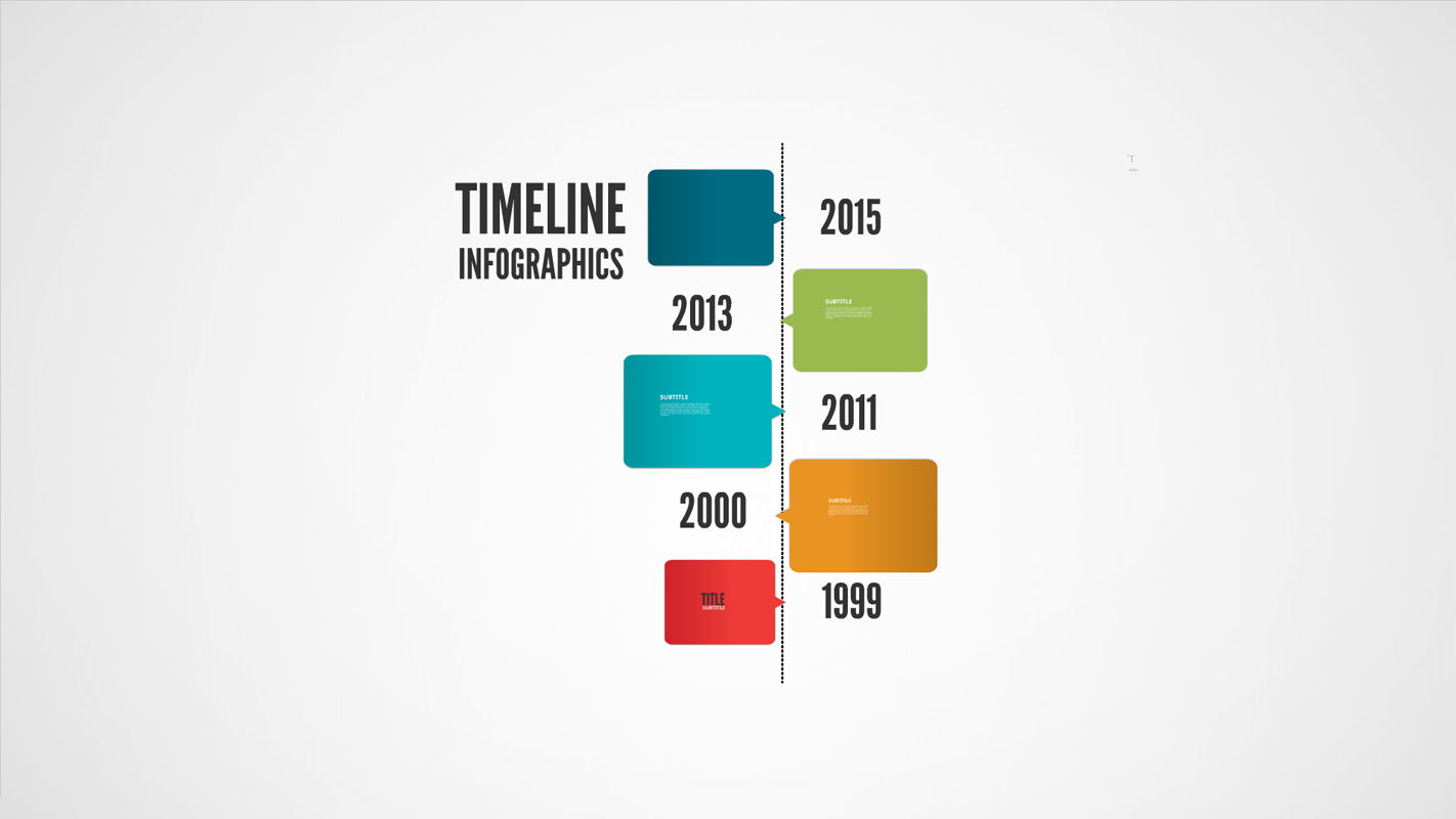 Timeline infographics Prezi template