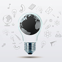 3D-world-globe-light-bulb-ideas-sketch-drawing-business-prezi-template