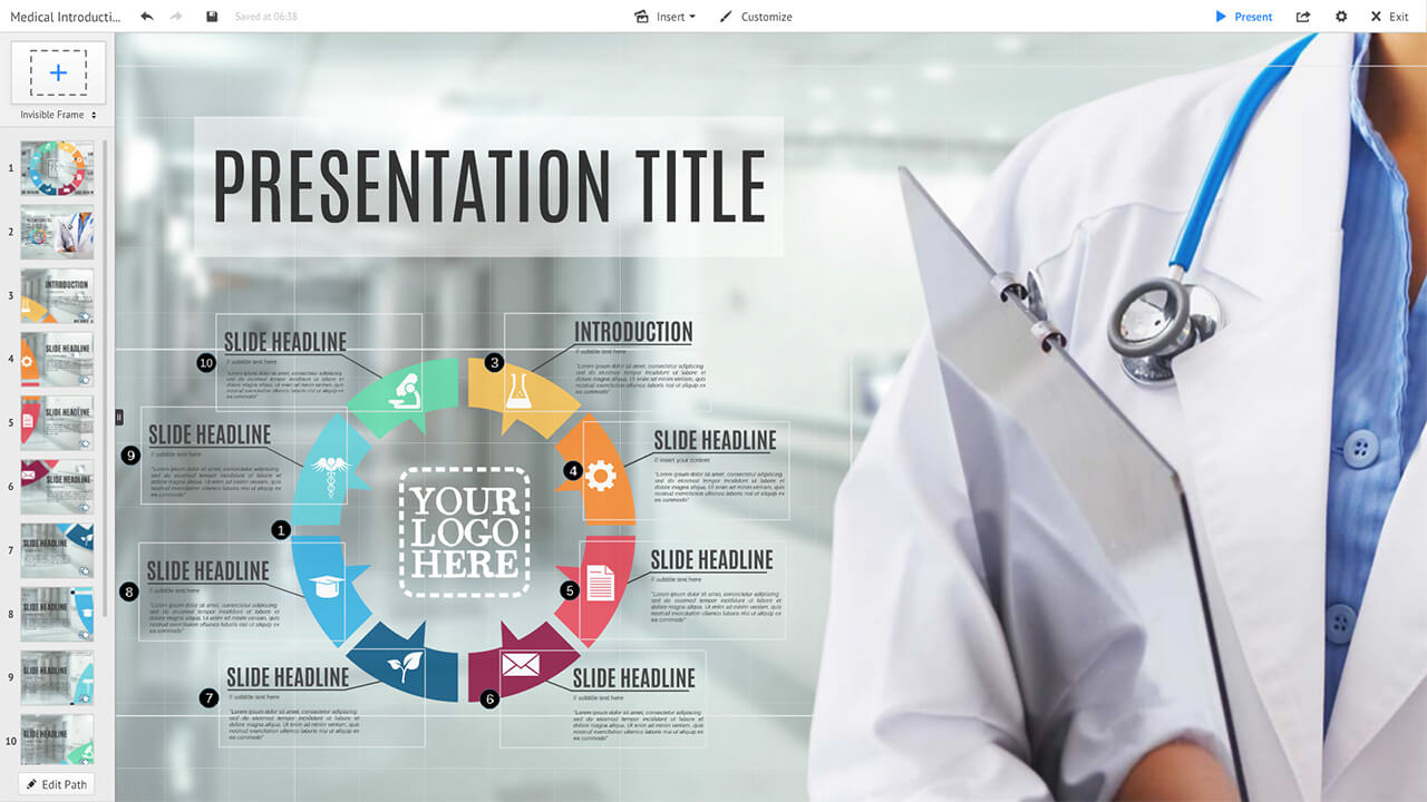 medical-nurse-doctor-healthcare-related-infographic-circle-diagram-presentation-template