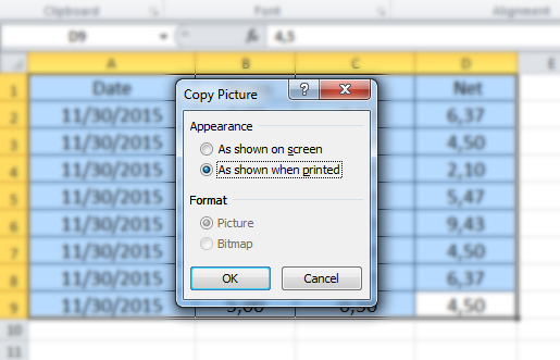 prezi-insert-excel-table-cells