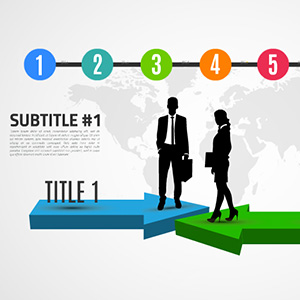 successful-business-deal-concept-diagram-3d-arrows-infographic-silhouettes-prezi-templates