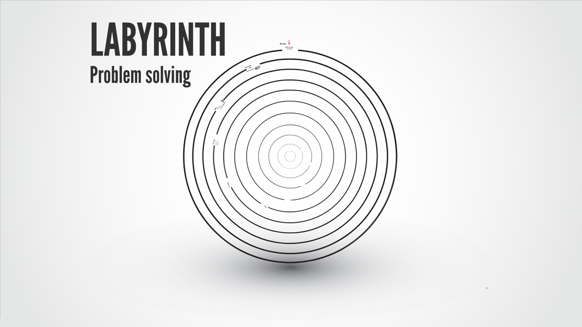 Labyrinth Prezi template