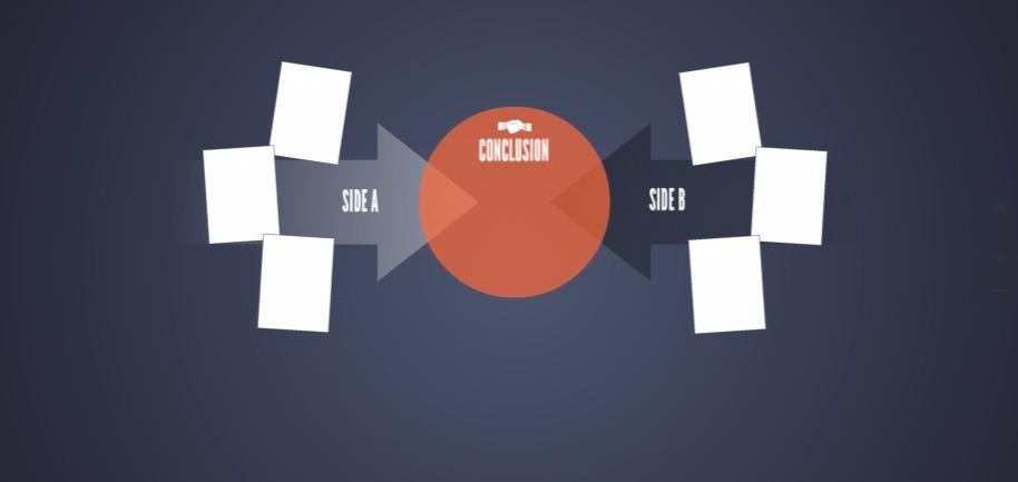 closing-the-deal-dark-blue-red-circle-free-presentation-template