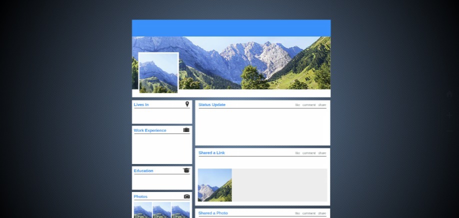 my-profile-black-free-presentation-template