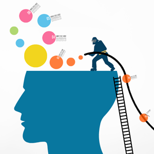 fill the mind Prezi template the best idea